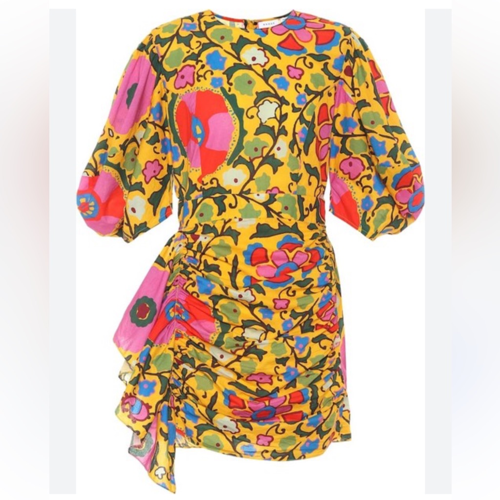 Rhode Naomi Smocked Floral Tiered Dress